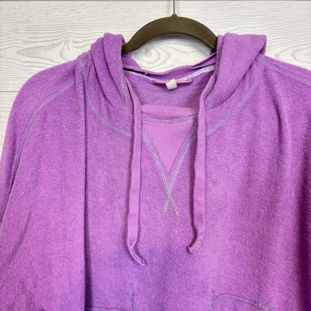 Free People Movement Purple Radiant Hoodie Pullover Size Medium Cozy - Picture 3 of 11